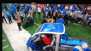Quinten Rollins Neck Injury Carted off the field NFL players show Respect ( NFL Injuries )