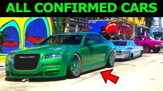 50+ Confirmed Cars To Be Coming To GTA 6