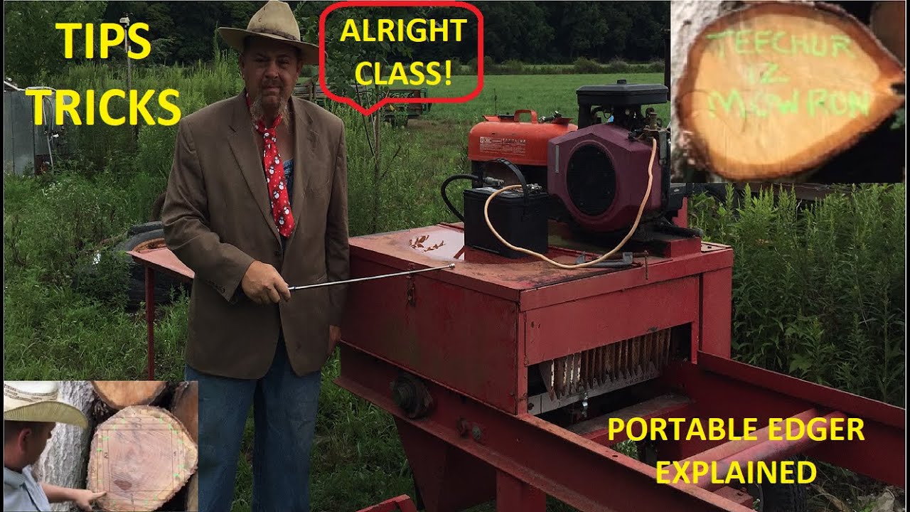 HILARIOUS! Portable twin blade edger explained Walk through DEMO