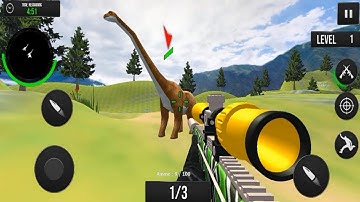 Dino Hunting Games - Wild Hunter 3D Android ios gameplay - Dinosaur Planet Gaming Part 2