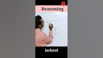 68,81,96,____,132 Reasoning Test #ischool #shorts