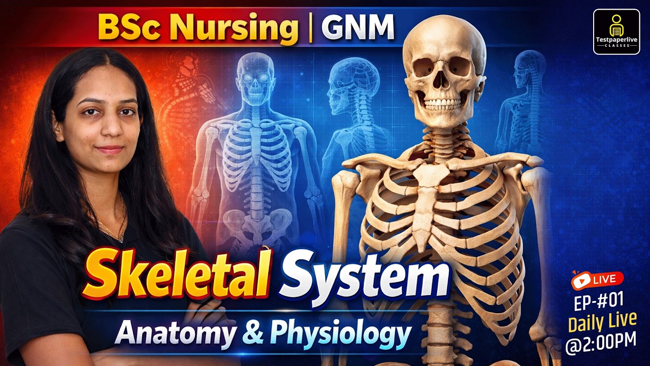 Skeleton System in Hindi | मानव कंकाल तंत्र | Structure & Functions | BSc Nursing | GNM #Skeleton