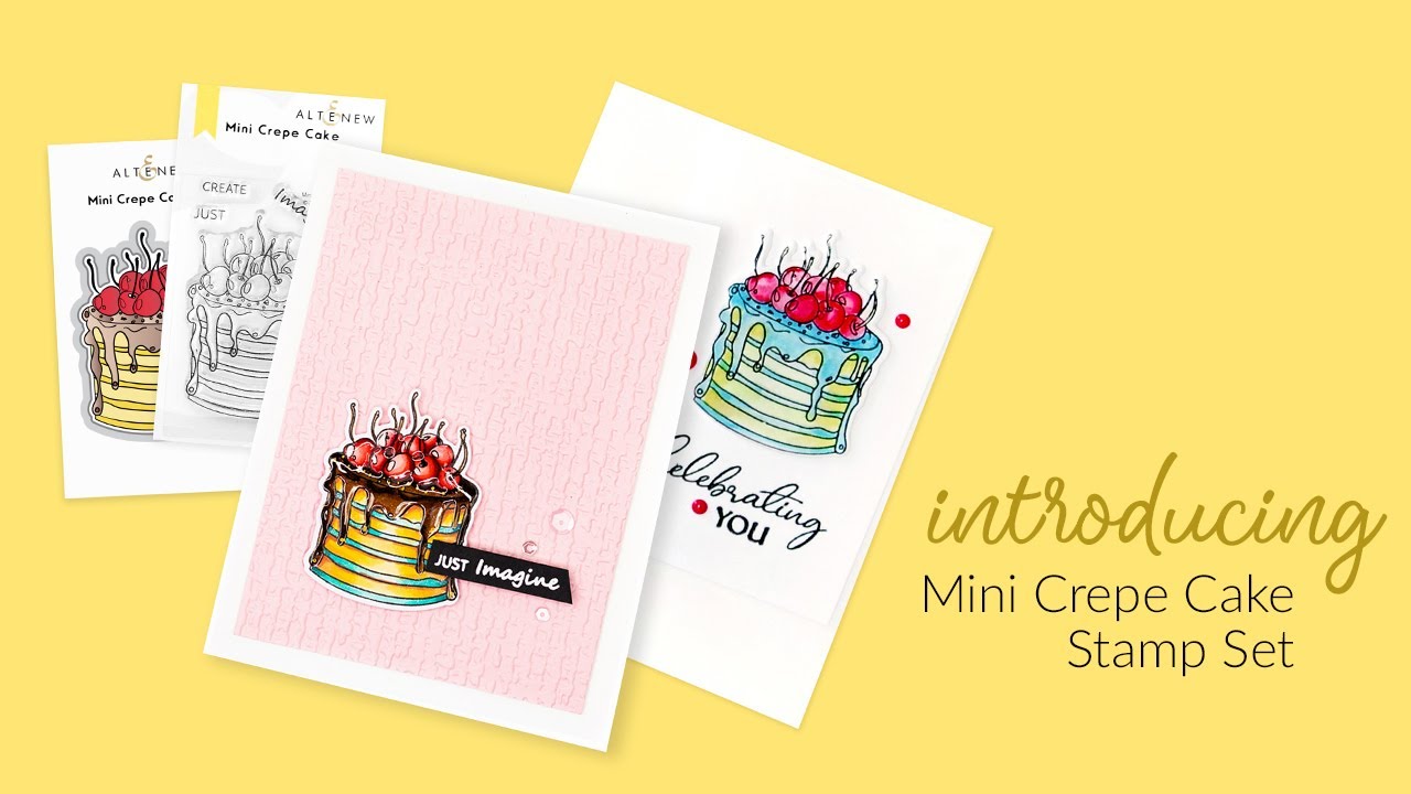 Mini Crepe Cake Stamp Set