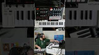 MAJESTIC #Take5 Synth Lines Over Earth Shattering #analogrytm Kicks anyone?? #synth #drummachine