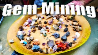 Gem Mining at Emerald Hollow Mine, NC