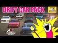 Assetto Corsa Drift Mods - Drift Workshop Carpack + Free Download, S13, S15, GTR, 180sx, Chaser