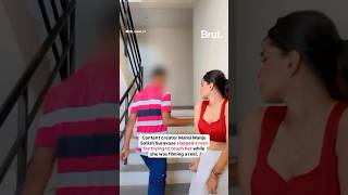 This Woman Confronted A Man Who Tried To Touch Her While She Was Recording A Reel.