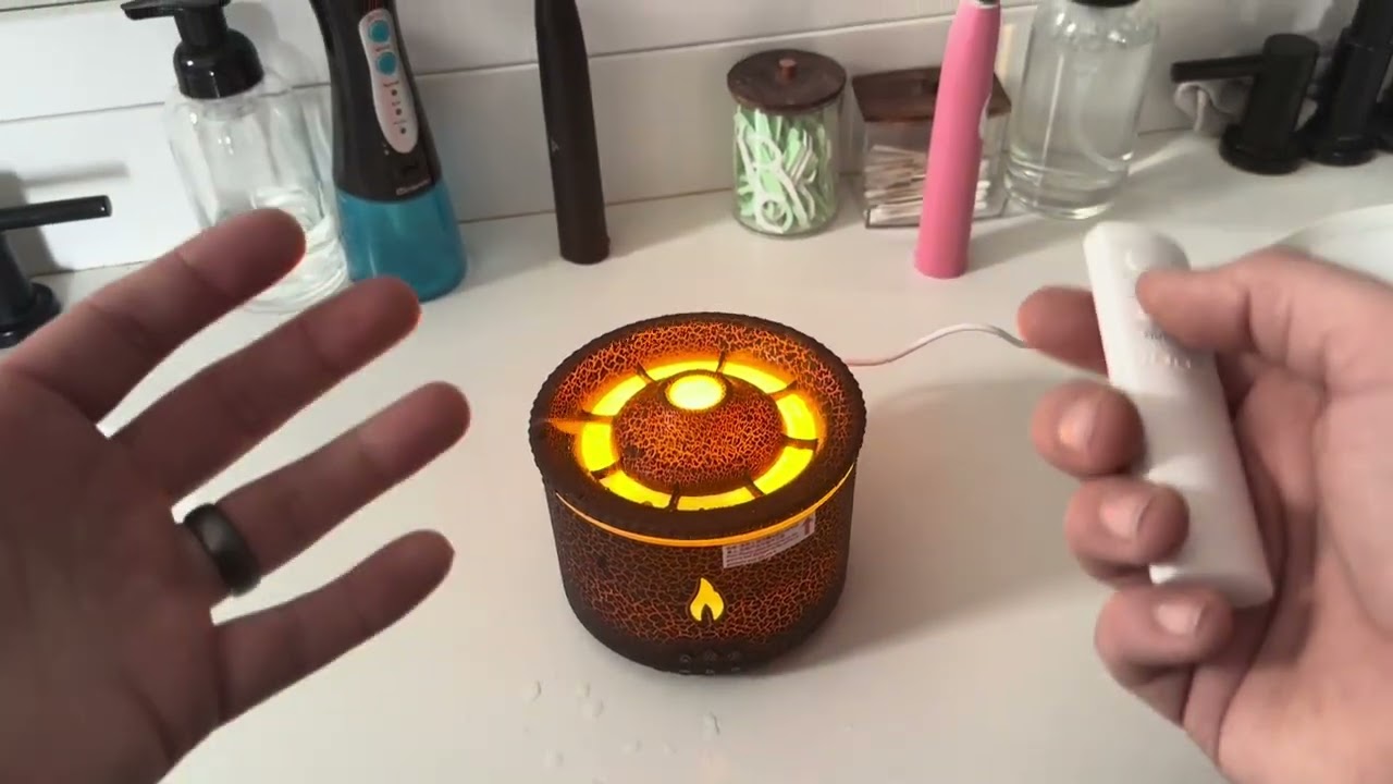 【新品】テオン（TE.ON）SAKURAJIMA LAVA DIFFUSER Amazon.com : Lava Rock Diffuser and Lavender Essential Oil Set