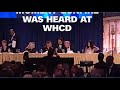 The moment shots were heard at the White House Correspondents' Dinner