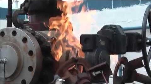 Argus Pigging Valve   Fire Safe Testing