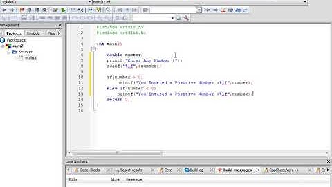 C Program to check number is Positive or negative using nested if... Part 2