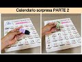 Calendario sorpresa PARTE 2 | Caja con cajoncitos para regalo