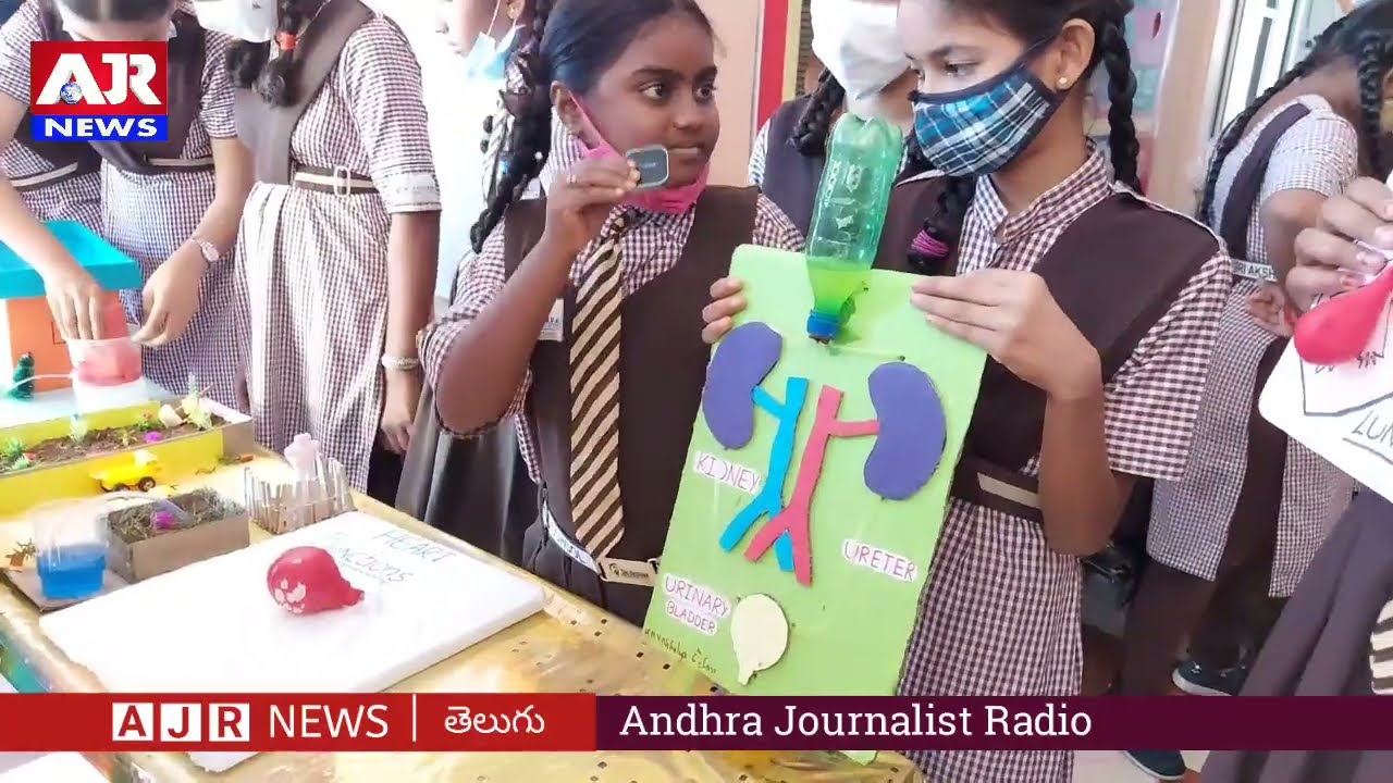 National Science Day celebrations at Sri Akshara School, Kanchikacharla, Krishna District