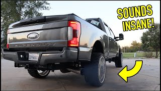 6.7 POWERSTROKE GETS 5IN STRAIGHT PIPE & TUNE!