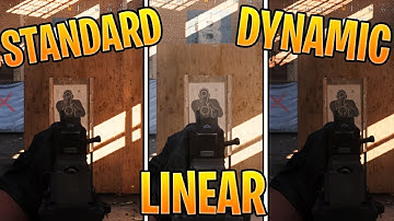 IS LINEAR STILL META in WARZONE 🎮 SLOW MO COMPARISSON - LINEAR vs DYNAMIC vs STANDARD
