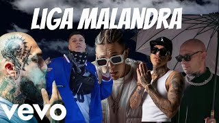 🔥El Tren Lokote Ft Santa fe klan, Lefty sm, Dharius & C kan - Liga malandra [Fajos] -[Video Oficial]