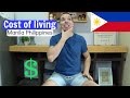 Cost of living in Manila Philippines | How expensive is Manila?