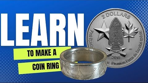 How To Make A Coin Ring #coinrings #howto