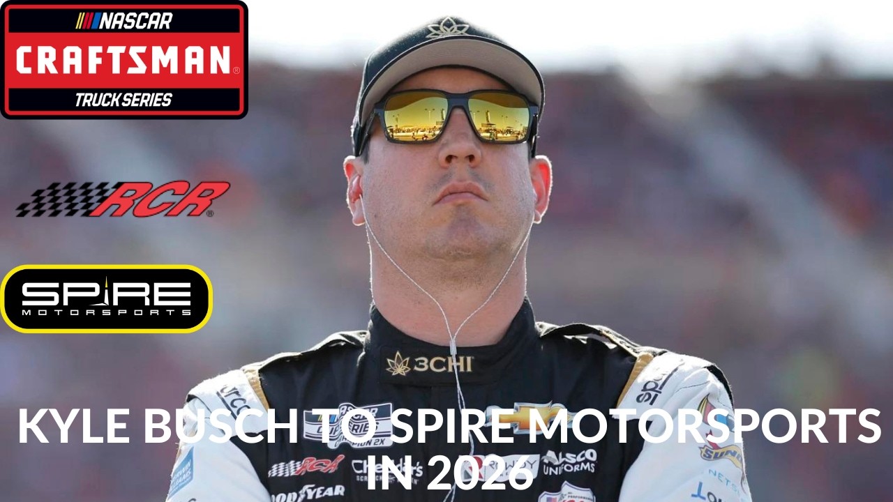 Kyle Busch To Spire Motorsports In 2026 - YouTube