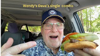 Wendy’s combo Dave’s single