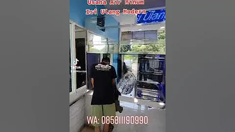 Usaha Depot Air Minum Isi Ulang Modern Model Terbaru 2022 #depotairminum