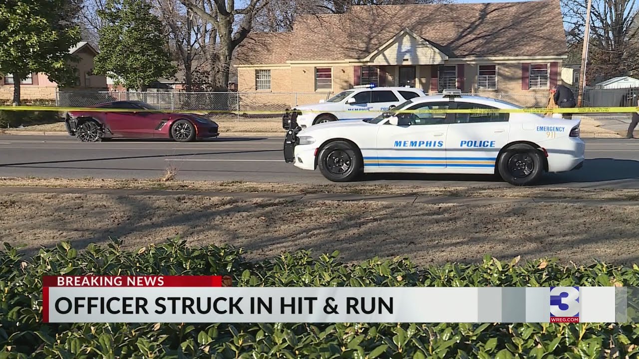 MPD officer hit by Challenger during traffic stop - YouTube