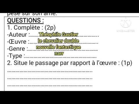 tronc commun le chevalier double contrôle N1 semestre 2 الفرض الأول الدورة التانية اللغة الفرنسية