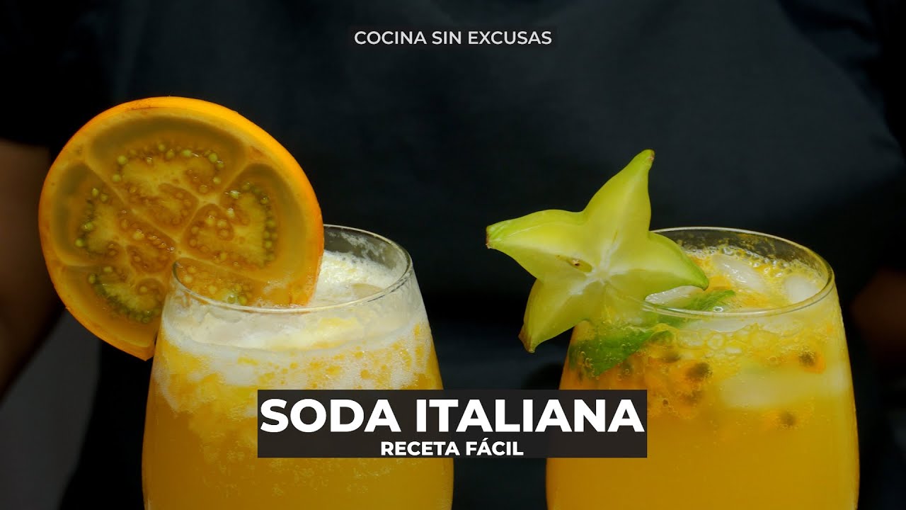 Como hacer Soda Italiana de Maracuyá y Lulo Super Fácil