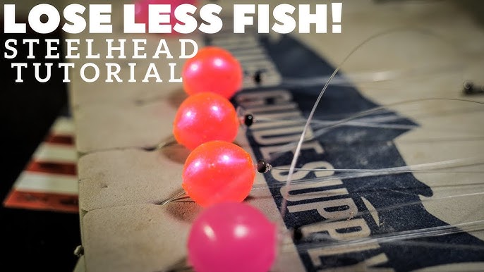 Steelhead Bead Knot How-To Peg Your Soft Beads Tutorial 