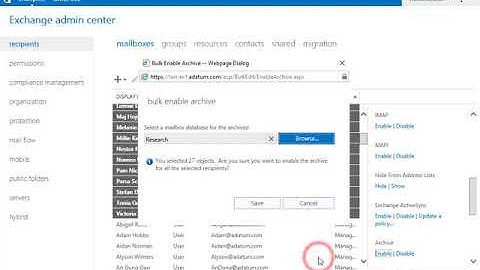 20345-2 Demo 8 Managing In-Place Archiving Exchange 2019
