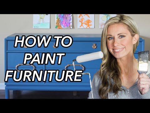 Video: How To Paint Furniture With Your Own Hands (including Old Ones) (with Video)