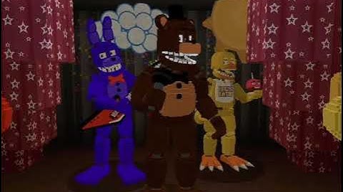 The Hidden Lore FNAF: Stage Performance Scene Minecraft Remake