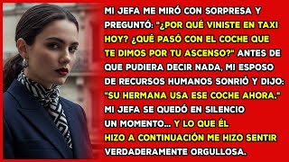 Mi jefa me miró y me preguntó por mi coche de lujo. Lo que sucedió después cambió mi vida...