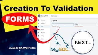 🎥 Mastering Next.js: Part 10 - Post Form Data to MySQL | React Form Validation | Yup | Toast Message