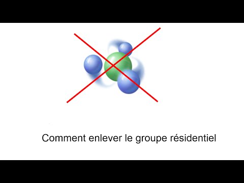 Tuto#9 Comment enlever le groupe résidentiel