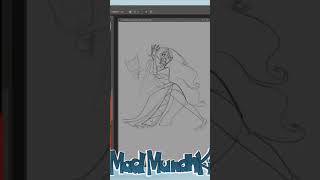Drawing Disney Hercules Muses 3 #art #herculesdisney #cartoon #shorts #speedart #speeddrawing