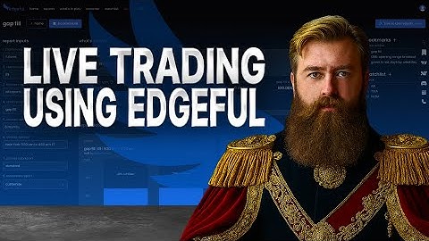 LIVE TRADING $NQ $ES WITH EDGEFUL DATA
