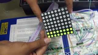 Tilt Sensitive LED Matrix