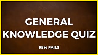 If You Don't Pass This Quiz, You Don't Have Enough General Knowledge! screenshot 3