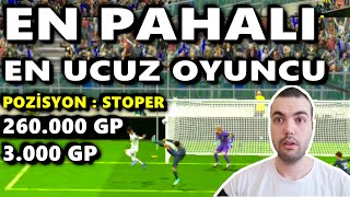 EN PAHALI vs EN UCUZ OYUNCU (260.000 GP vs 3000 GP) SERİMİZİN İSMİ BELLİ OLDU! EFOOTBALL 2024 MOBİLE