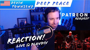 Metal guitarist REACTS to Devin Townsend - Deep Peace [LIVE @ Plovdiv] (FIRST LISTEN!)