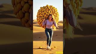 Бабушка и Медведь строят себе манговый домик 😓😥 #shorts #ai