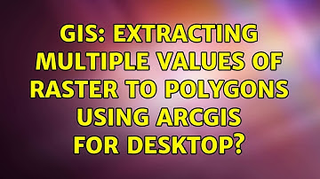 GIS: Extracting multiple values of raster to polygons using ArcGIS for Desktop?
