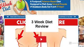 3 week diet review | is ...