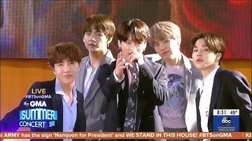 BTS Boy With Luv 작은것들을 위한 시 | GMA Good Morning America Live