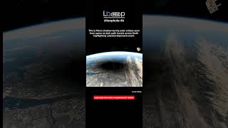 The Moon’s Shadow Racing Across Earth 😳🌍🌑 #space #shorts