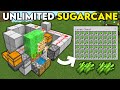 Sugarcane farm tutorial in minecraft bedrock 1.21!