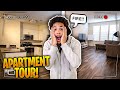 18 Year Old&#39;s Modern APARTMENT TOUR  (ft.The Bros)!!😱🔥