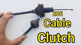 How to replace clutch cable - Peugeot 206