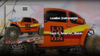 KAROL G, Anuel AA, J. Balvin - LOCATION (Instrumental) | Unión Urbana TV